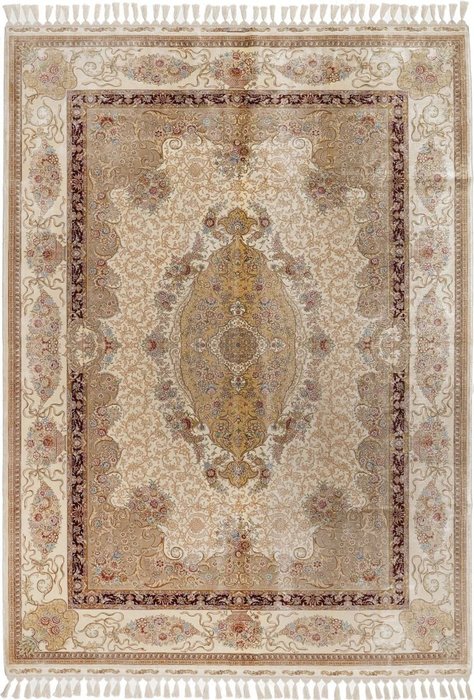 Oryginalny dywanik Hereke Fine China z czystego jedwabiu na jedwabnym nowym dywaniku - Dywan - 240 cm - 170 cm