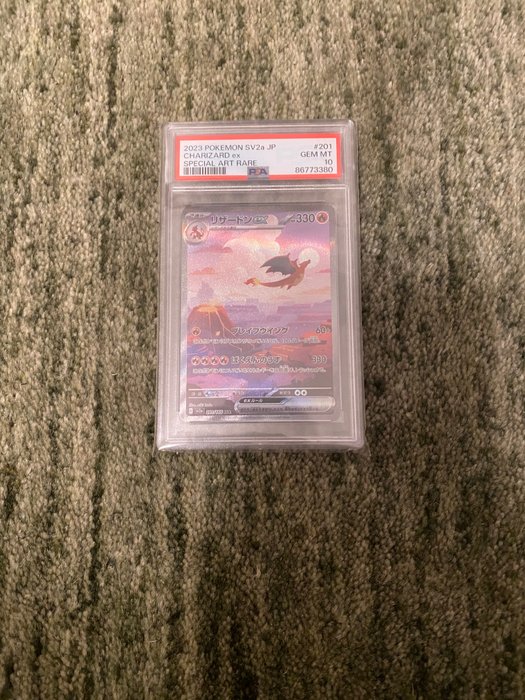 Pokémon - 1 Graded card - Charizard SAR - PSA 10