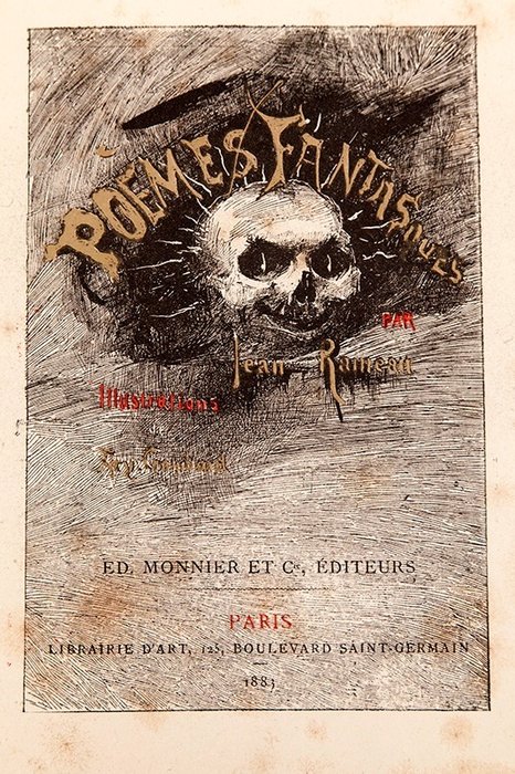 Signé; Jean Rameau - Poémes Fantasques - 1883