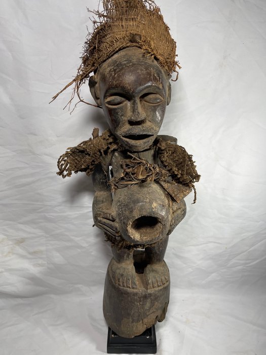 Statyett - fetisch - Bakongo - Demokratiska republiken Kongo  (Utan reservationspris)