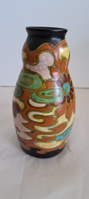 Plateelbakkerij Zuid-Holland - C.A Prins - 花瓶 -  花瓶  - 陶器