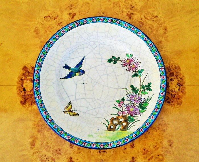 Longwy - 盤子 - 瑪瑙, 陶瓷