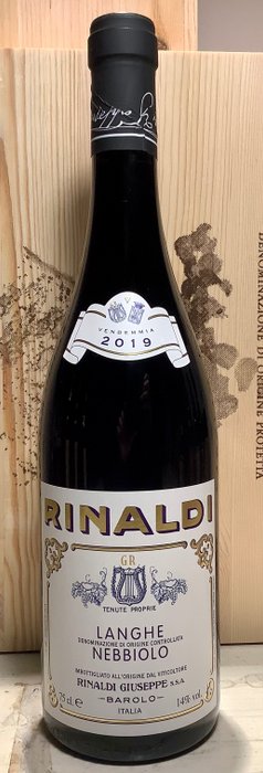 2019 Giuseppe Rinaldi Nebbiolo Langhe - 巴羅洛, 皮埃蒙特 DOC - 1 Bottle (0.75L)