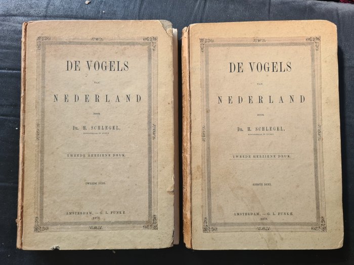 H. Schlegel - De vogels van Nederland - 1878