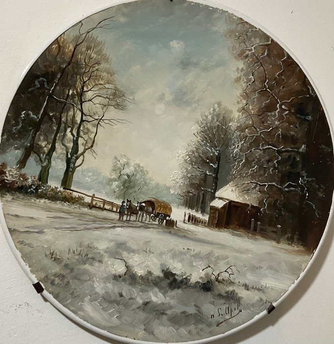 Hollandse School naar Louis Apol (1850-1936) - Wintergezicht
