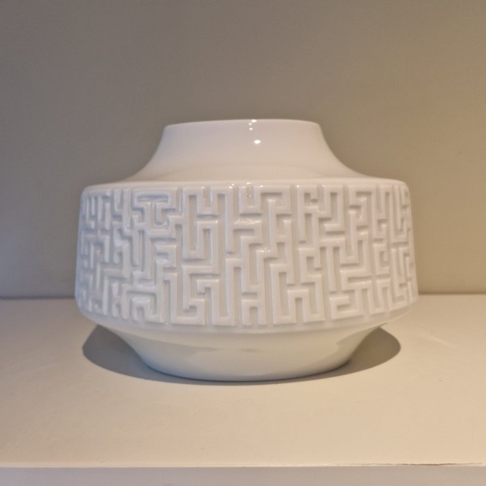 Heinrich Bavaria - Vase -  Labyrinth  - Porcelaine