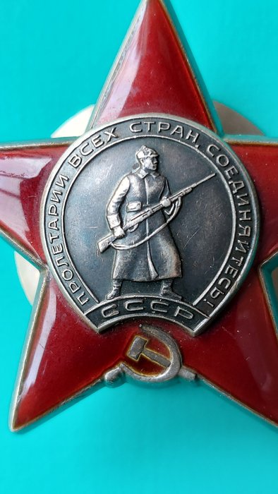 蘇聯 - 獎牌 - Order of the Red Star nr. 3.310.791