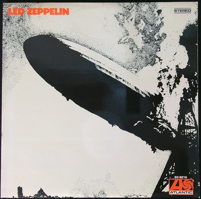 Led Zeppelin (Germany 1970 original LP) - Led Zeppelin (Hard Rock, Blues Rock) - LP album (egyedülálló elem) - eredeti 1970-es préselés - 1970