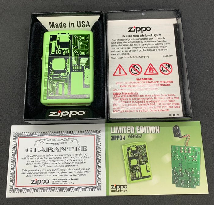 Zippo - 芝宝 - Zippo lighter Limited Edition 2010 Circuit - 打火机 - 黄铜