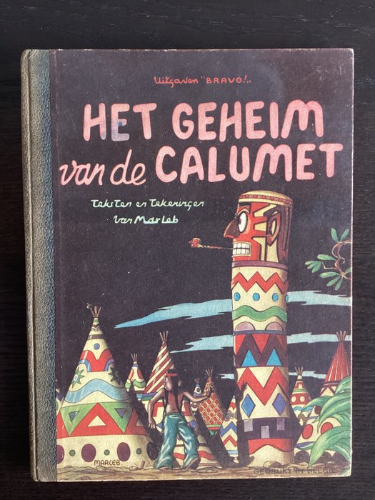 Eksteroog - Het geheim van de calumet - 1 Album - Primeira edição/1948