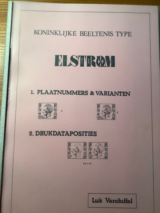 Bélgica 1982 - Documentação muito interessante - Studie betreffende Elstromzegels (70 blz)