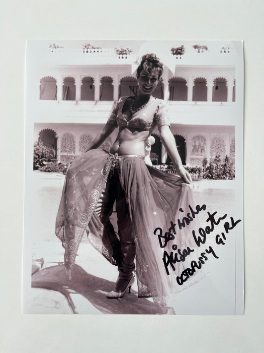 James Bond 007: Octopussy, Alison Worth as "Octopussy girl" handsigned photo with B'BC holographic COA