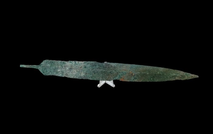 古希臘古代古代 青銅色 匕首 - 260 mm  (沒有保留價)