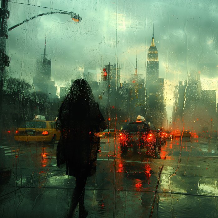 Rudy Barret - Jour de Pluie à New York