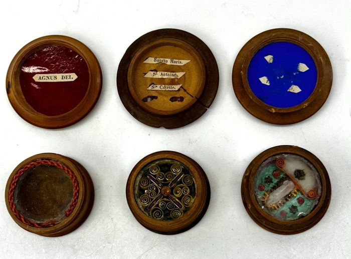 聖物匣 (3) - 聖物盒 - 民間藝術 - 聖物盒 - 木盒 - 1850-1900, 1900年-1920年