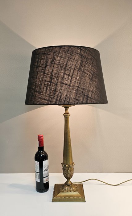 Art Deco Messing Tafellamp - Bordslampa - Messing