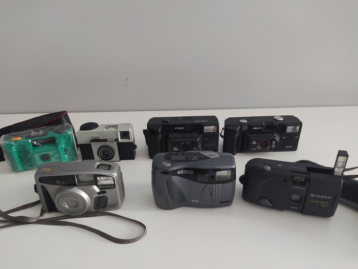 Fuji, Kodak, HP, Arlux, Premier, Skina Sk-301, PC600, Instamatic 25, Clear shot, DL-290S, AR-500, C200 数码相机