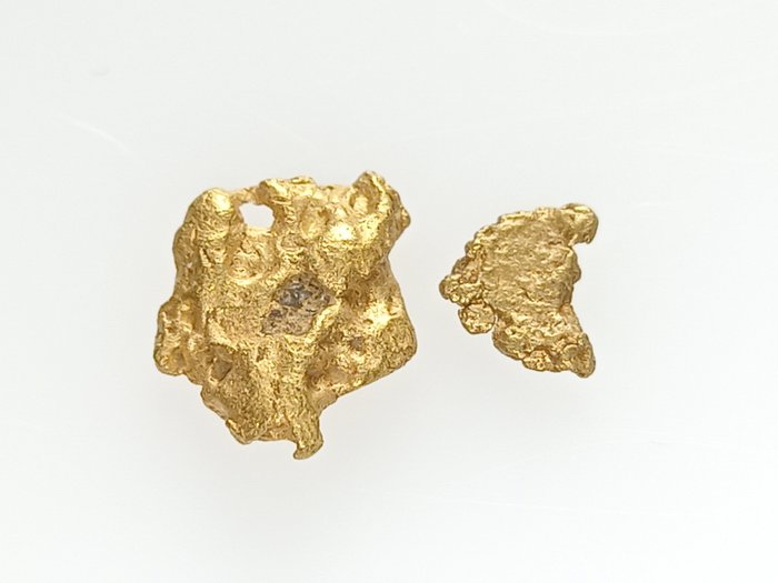 Pepitas de oro 0,54 gr - Laponia/Finlandia/ Pepitas- 0.54 g