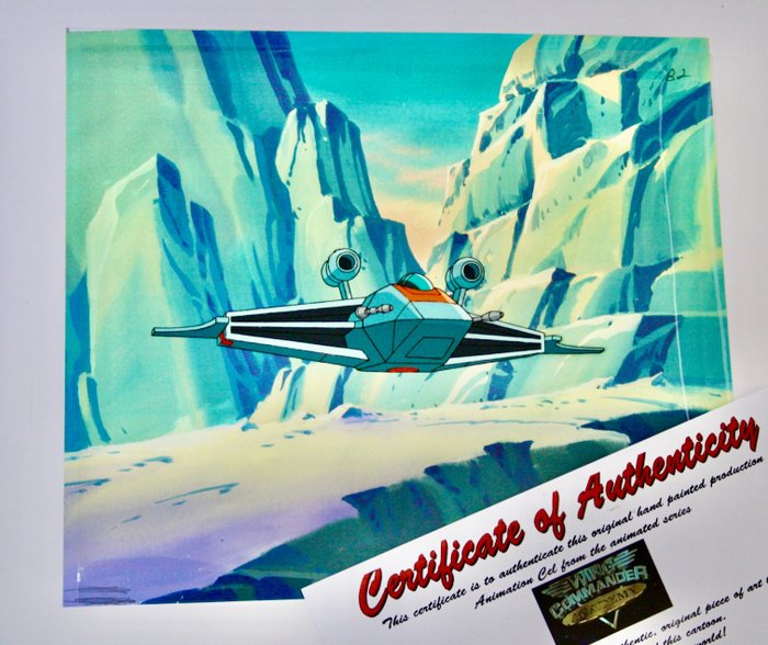 " WING COMMANDER ACADEMY " Πρωτότυπη Παραγωγή Cel - with COA - 1996