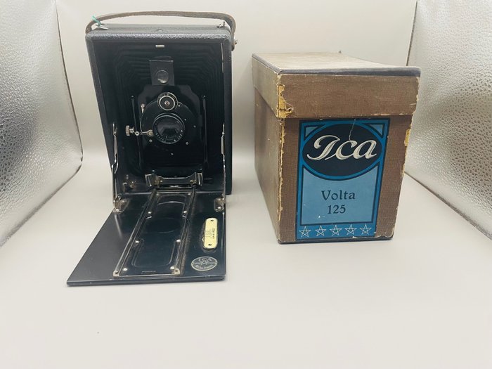 ICA Volta 125 1911 (Zeiss) Periskop Alpha 11 in Box | Analoge Klappkamera