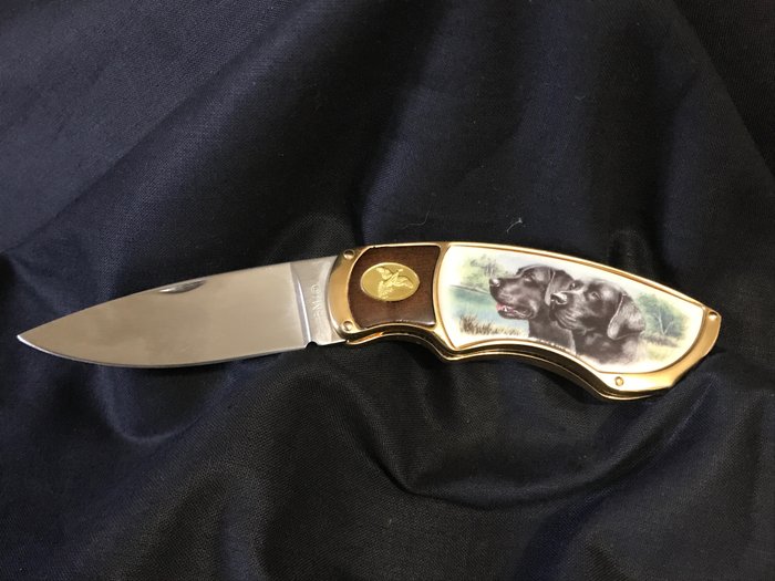 Franklin Mint, Couteau de poche de collection CHIENS DE CHASSE - Navaja