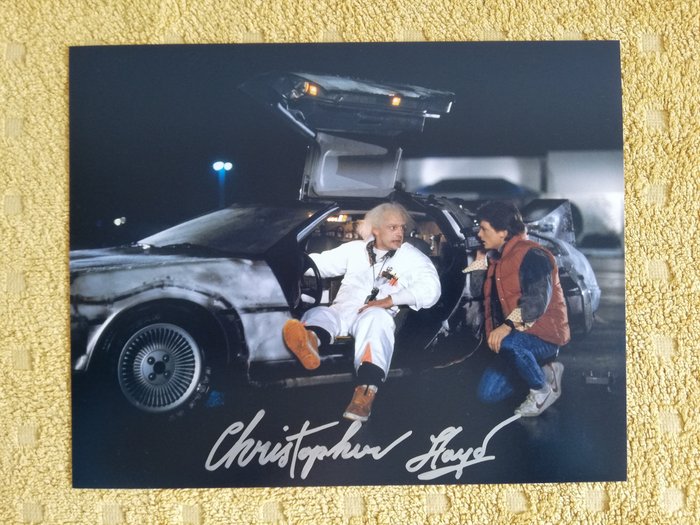 Back to the Future: Christopher Lloyd "Doc Brown" handsigned photo in-person autograph
