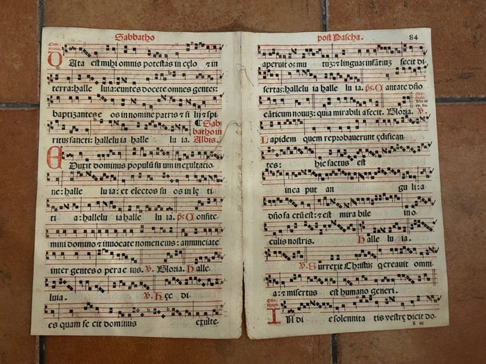 Monks - Graduale Sacrosancte Romane Ecclesie, Canto Gregoriano, Pasqua - 1580