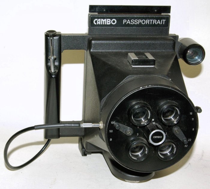 Cambo Passportrait voor Polaroid film Analogt kamera