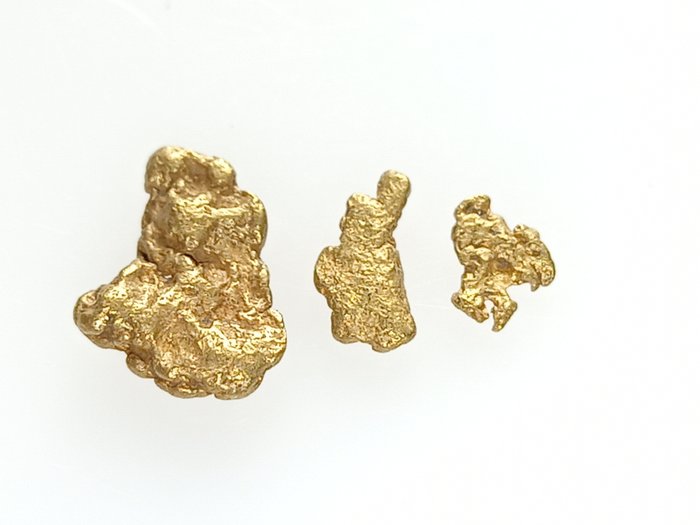 Guldkorn 0,538 gr - Lappland/Finland/ guldklimpar- 0.53 g