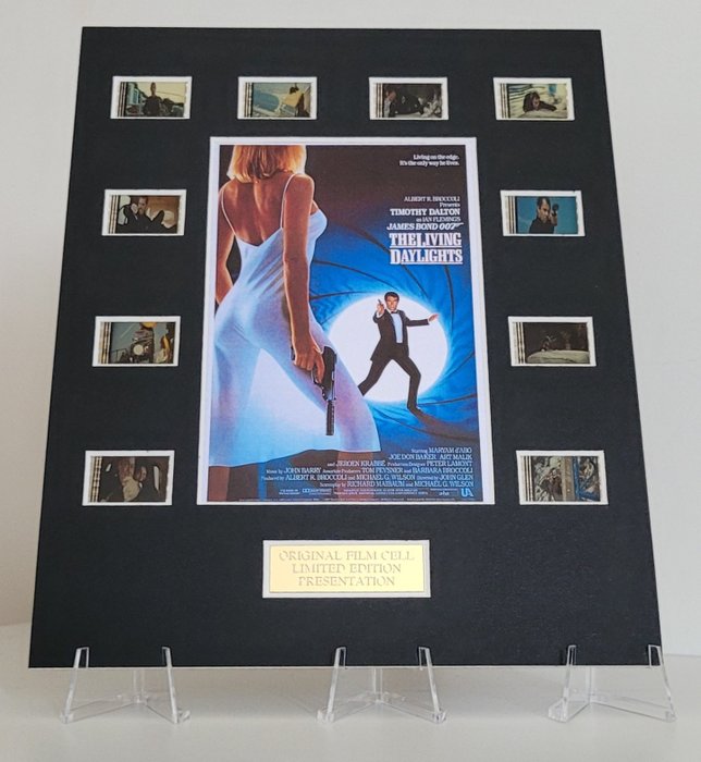 James Bond 007: The Living Daylights - Framed Film Cell Display with COA