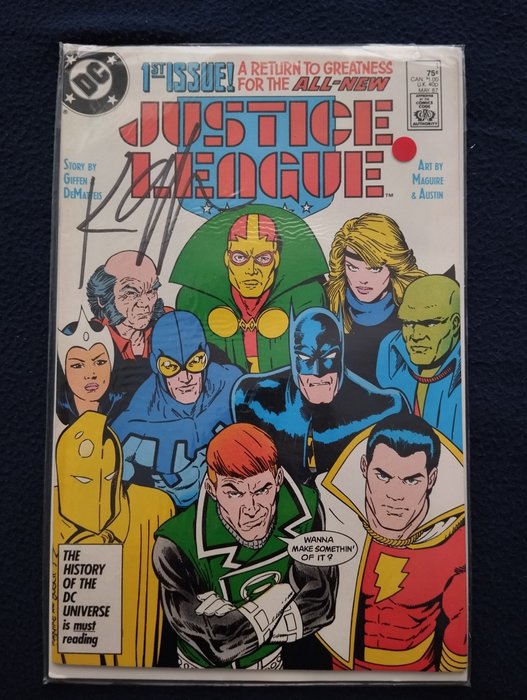 Justice League of America - Signed by Keith Gippen - 1 Comic - 1981/1987