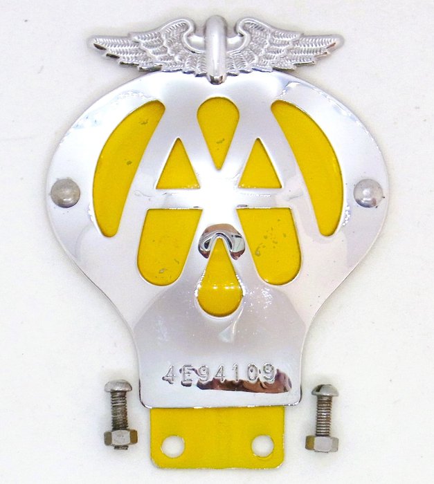 Arvomerkki 1966-1967 4E94109 AA Car Badge - Yhdistynyt kuningaskunta - 1900 - loppu