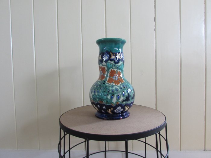 Gouda Holland - Muller - Vase  - Töpferware
