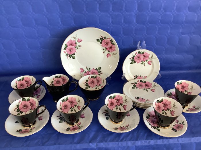 Old Royal - 整套茶具 (15) - Juego de té para 6 - 瓷器
