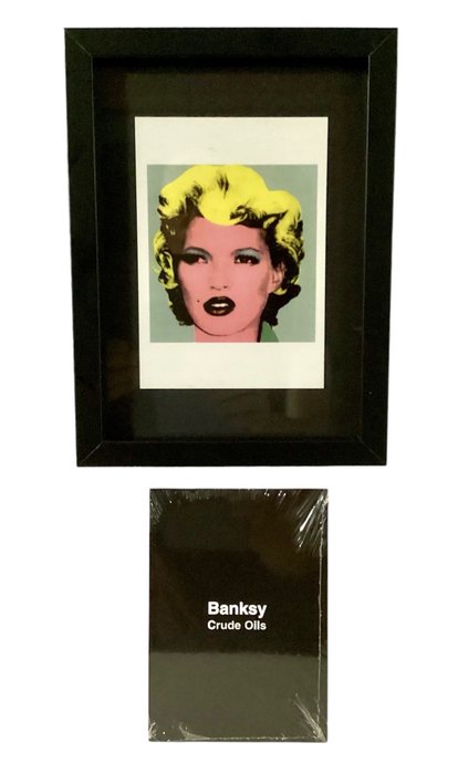 Banksy ruwe oliën + Kate Moss-frame - Ansichtkaart - 2005-2005