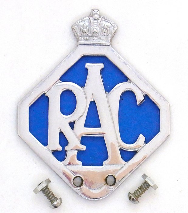 Abzeichen 1946-1954 Type 1B RAC Associate Member Car Badge - Vereinigtes Königreich - 20. Jahrhundert - spät