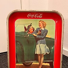 Coca-Cola tray 1942 – Serveerschaal – Staal