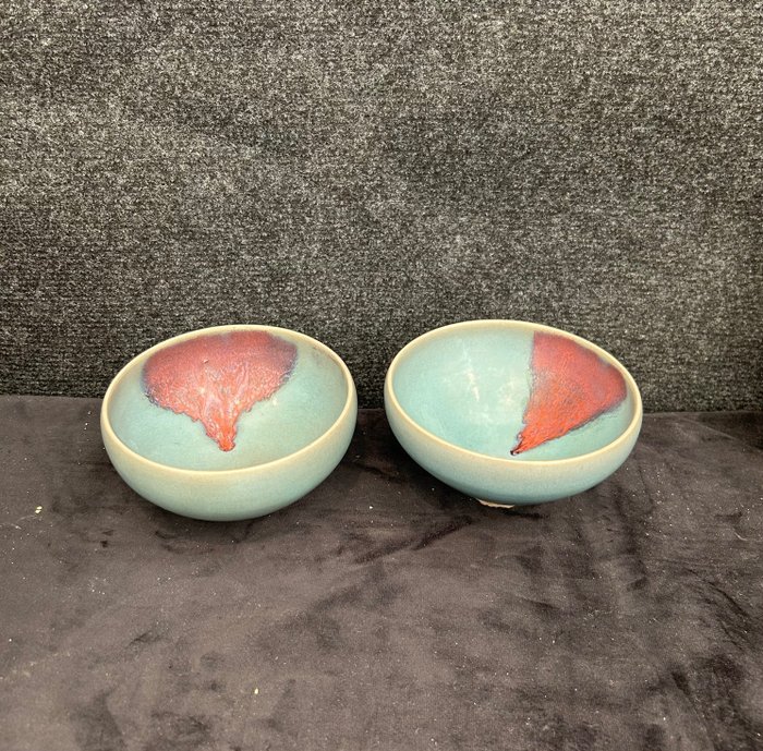 Bespritzte Schüssel - Keramik - China - Moderne Nachbildung