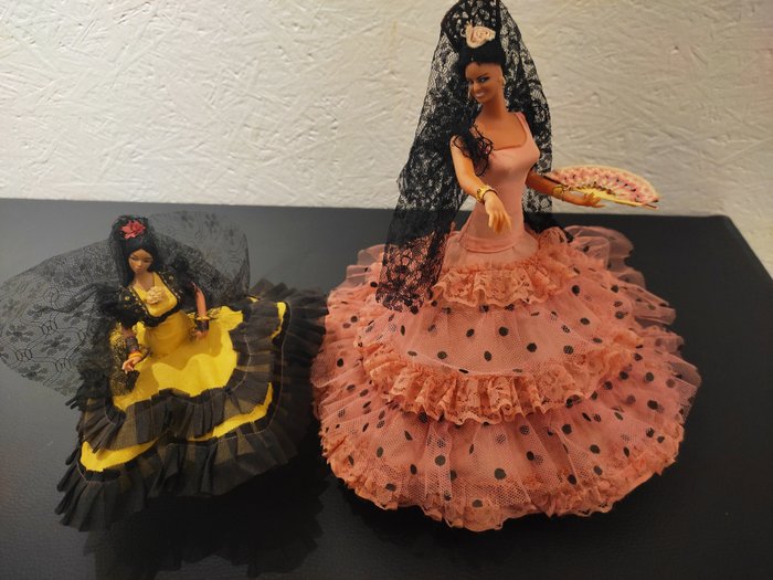 Marin Chiclana/  - 娃娃 Deux dansseuses de Flamenco ( rare ) - 西班牙