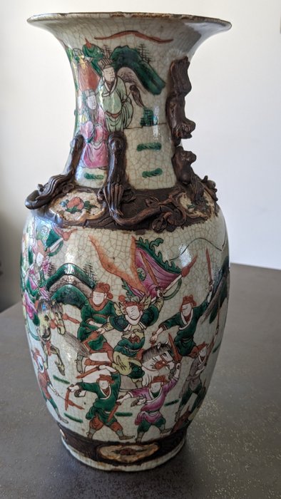 Wazon - Ceramika - Chiny - Koniec XIX wieku  (Bez ceny minimalnej
)