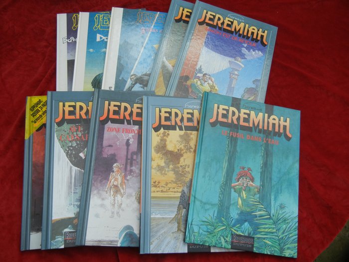 Jeremiah T10 à T14 + T17 à T19 + T21 + T22 - 10x C - 10 Album - Första upplagan - 1984/2001
