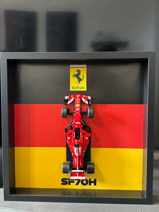3D Frame Ferrari SF70H 1:24 - Miniatura de carro desportivo