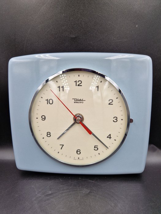 Wall clock - Diehl-Junghans -  Mid-century modern Ceramic - 1960-1970