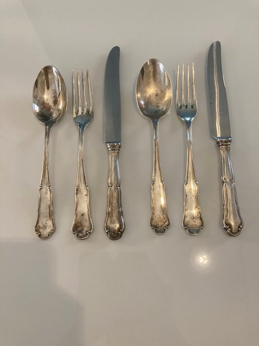 Cutlery set - .600 silver