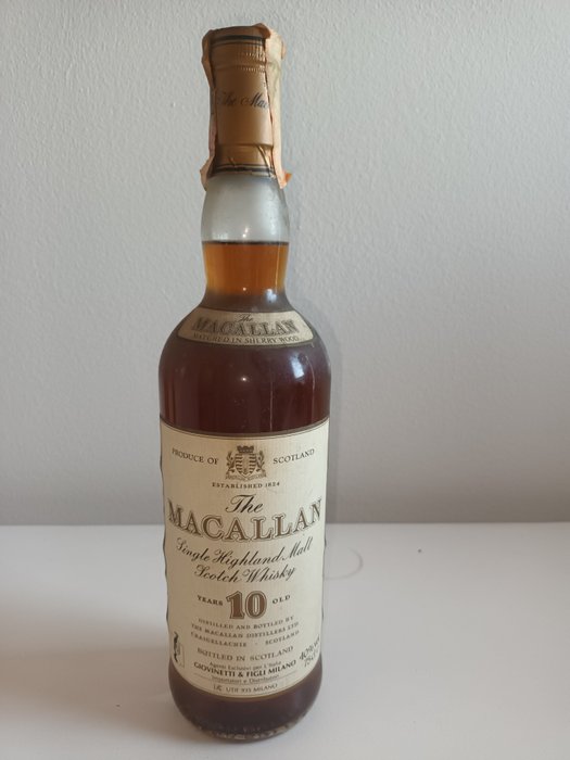 Macallan 10 years old - Original bottling  - b. 1980年代 - 75厘升