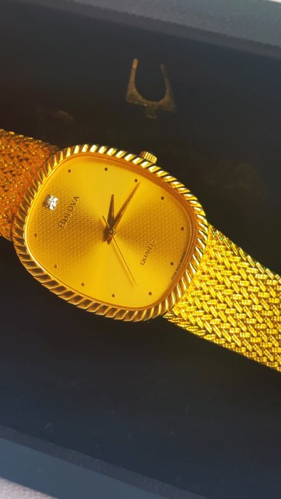 Bulova - Unique Unisex Bulova Diamond Watch 2000's - 没有保留价 - 中性 - 2000-2010