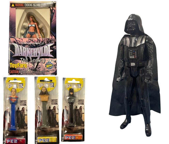 Figuur - Darth Vader Figure & Moore Action Collectibles Darkchylde the Legacy Figur Rare Vintage Comic USA,  (5) - Plastic