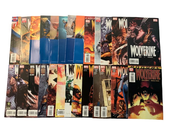 Wolverine (2003 Series) # 40-64 Consecutive Run! + Annual # 1 - Very High Grade! - 26 Comic - Erstausgabe - 2006/2008