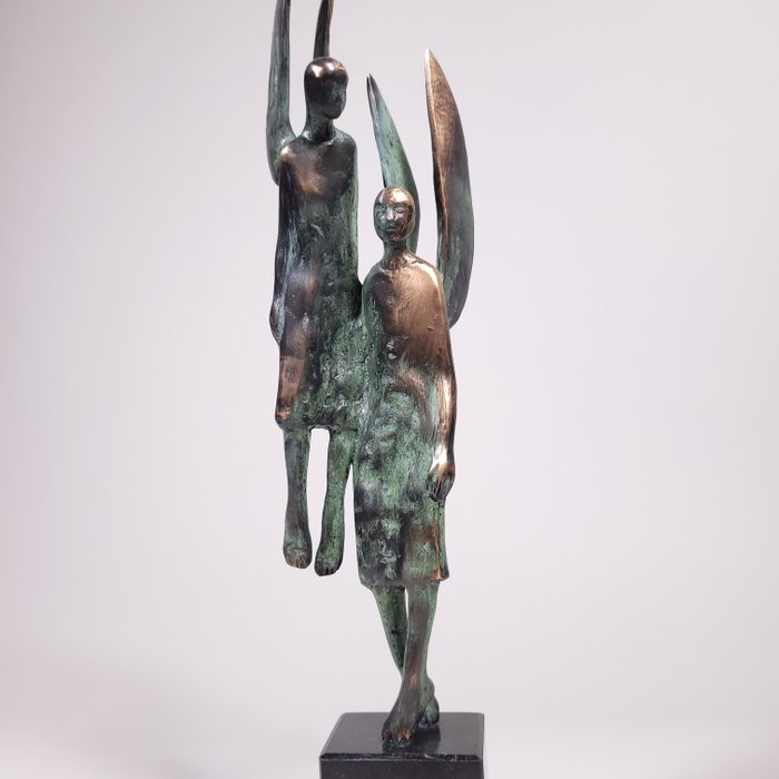 J. Zak - Guardian Angels (Bronze Sculpture)