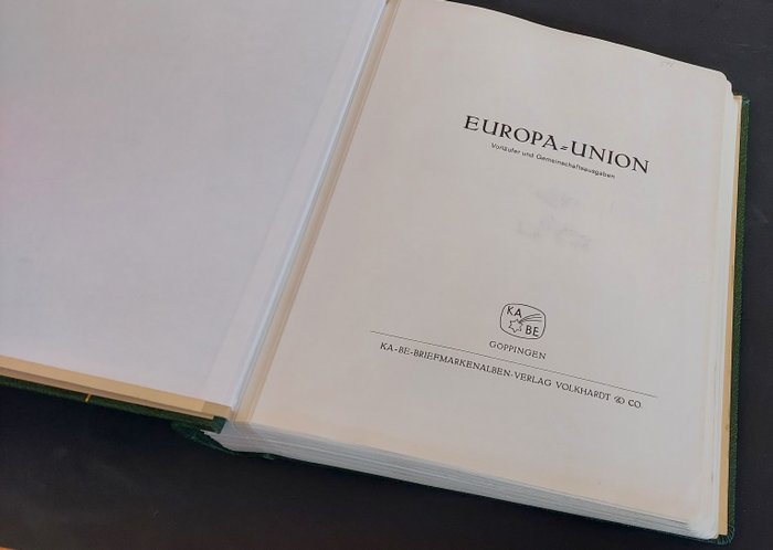 EUROPA-CEPT, zwolennicy UE, NATO, EFTA, Norden, Conseil de l'Europe  - Album i zeszyt KABE